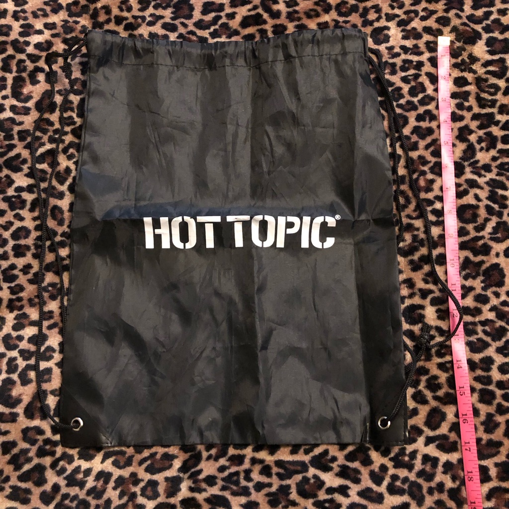 Hot Topic Drawstring Bag